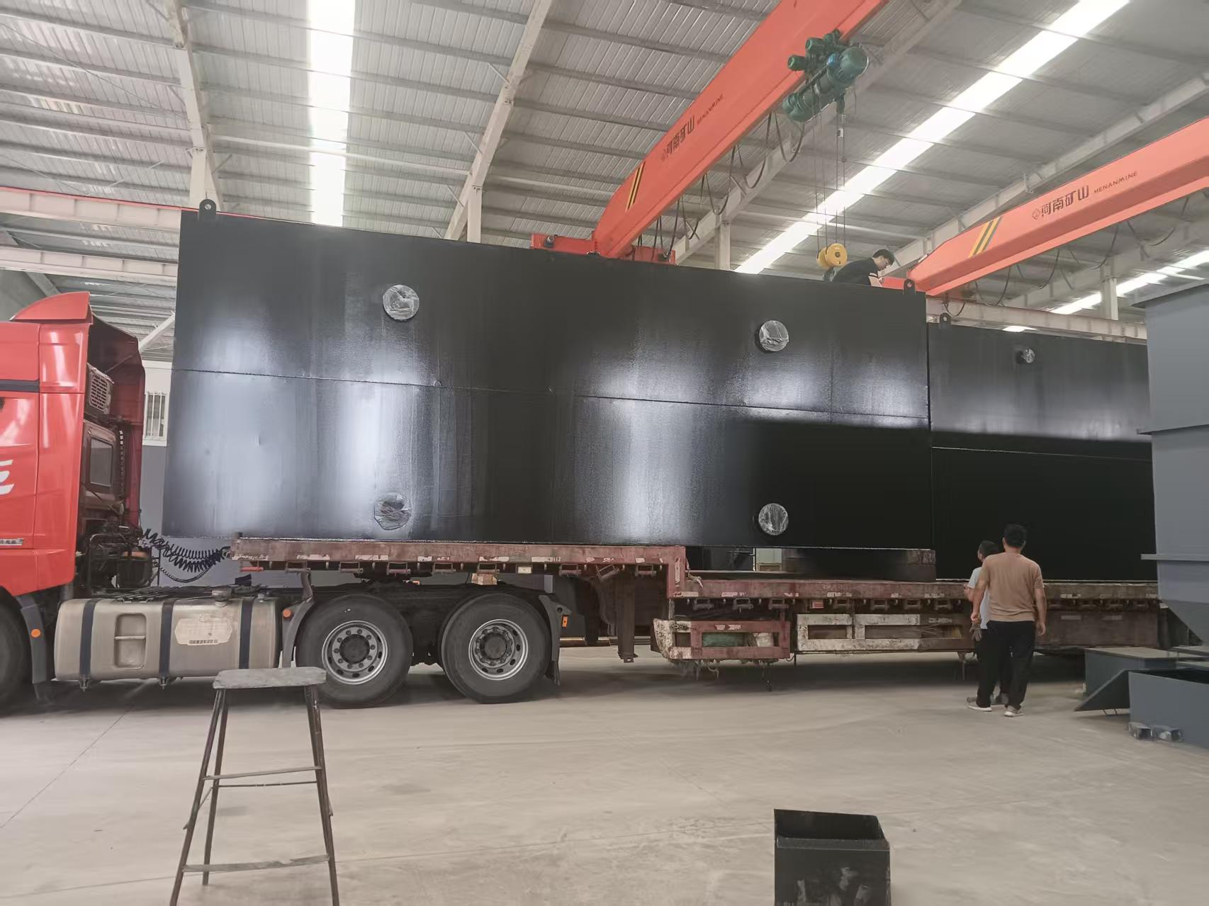 碧水藍天環(huán)保一體化污水處理設備發(fā)貨